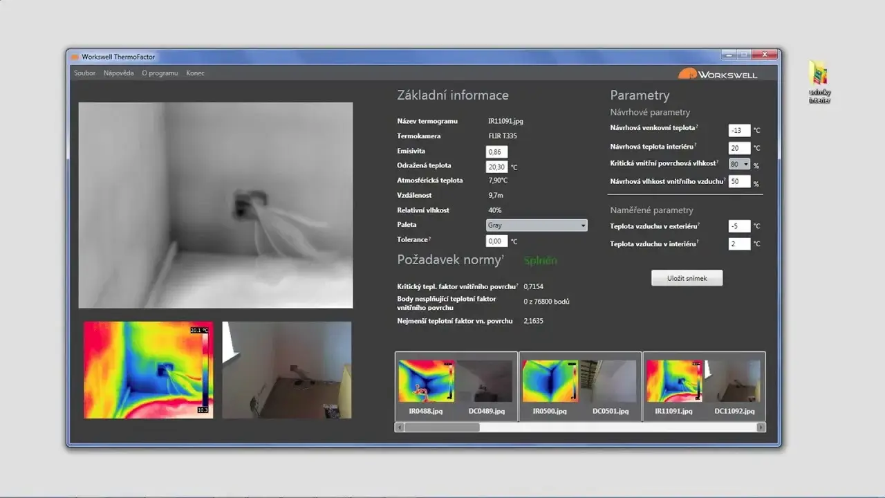 Náhľad videa TermoFaktor – termovízne meranie, vyznačenie miest s rizikom plesní